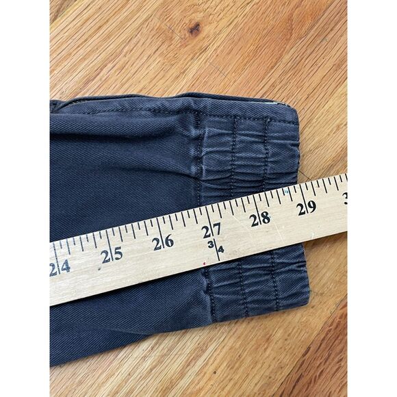 Spanx Women's M Gray Pant Twill Ankle Zip Slash Pockets Cargo Jogger Stretch - Picture 8 of 9